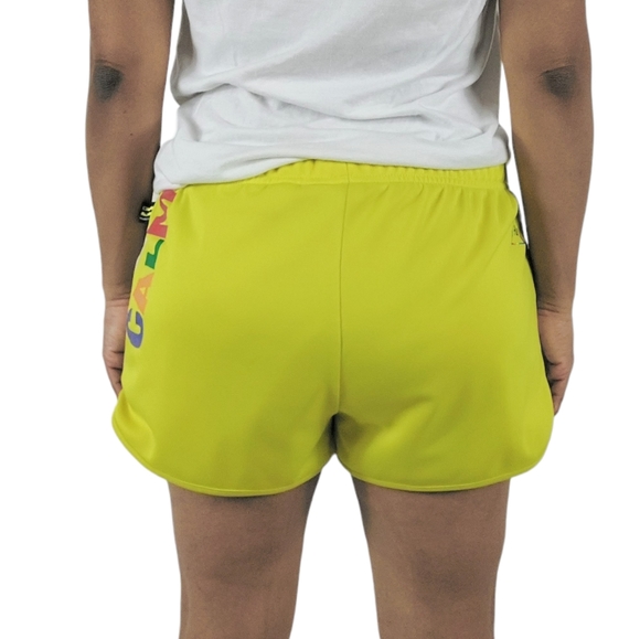 Adidas Originals Pharrell Williams TBIITD PW Yellow Shorts - Picture 5 of 13